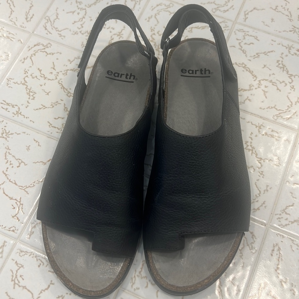 Size 9 flat with Velcro back.